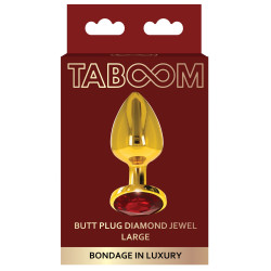 TABOOM Plug bijou anal Jewel Taboom 8 x 4cm